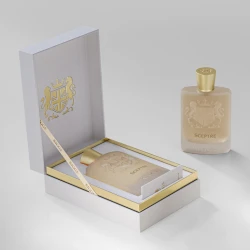 Sceptre Eau de Parfum 100ml, The Prestige Collection | Saffron, Violet Leaves & Cardamom with Leather & Vetiver Base