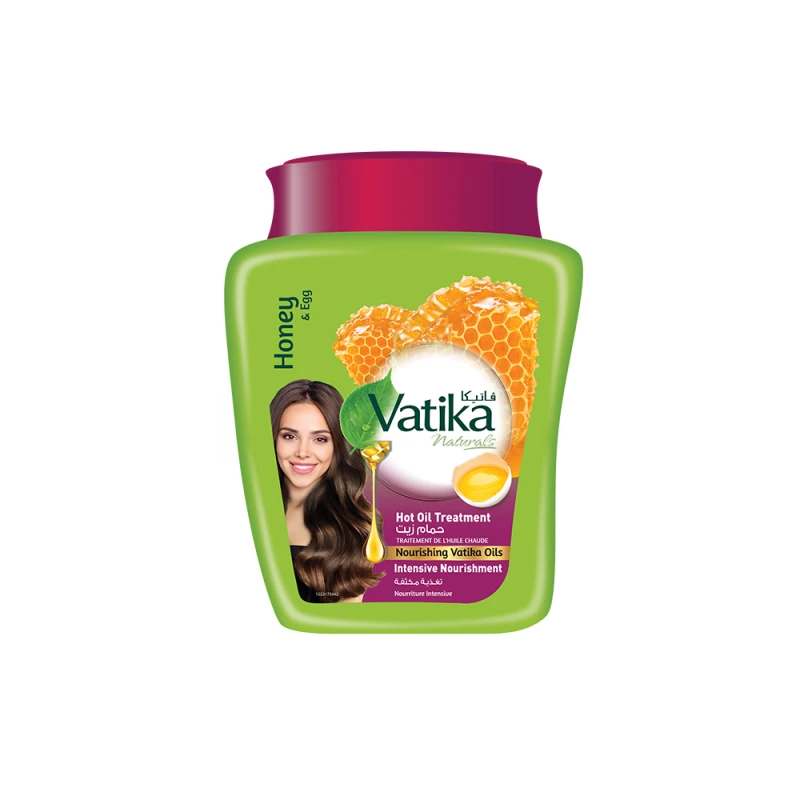 Vatika Hot Oil Treatment, Eggs & Honey, 500 Gram - Vatika