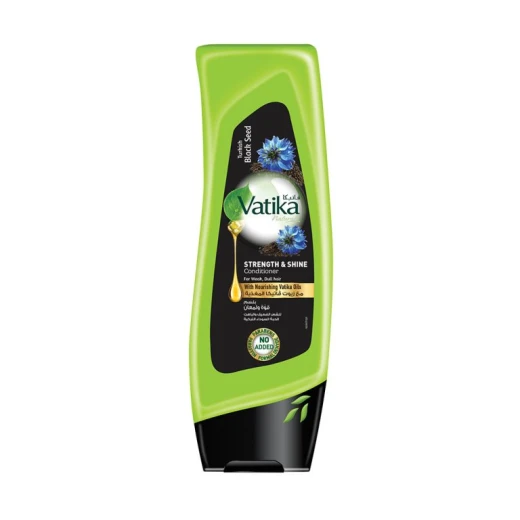 Vatika Strength & Shine Conditioner 400ml for Weak & Dull Hair: Nourishing Formula with Natural Extracts for Stronger, Shinier Hair; Daily Use for Optimal Results Vatika Strength & Shine Conditioner 400ml for Weak & Dull Hair: Nourishing Formula with Natural Extracts for Stronger, Shinier Hair; Daily Use for Optimal Results