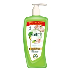 Vatika Naturals Spanish Garlic Natural Hair Growth Shampoo 650ml | For Natural Hair Growth | With Nourishing Vatika Oils | For Weak & Falling Hair
