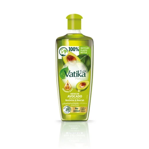 Vatika Naturals Mexican Avocado Hair Oil 200ml | Natural Oleic Acid & Vitamin A, E, F | For Shiny, Strong and Nourished Hair | No Paraben, No Sulfate, No Silicone Vatika Naturals Mexican Avocado Hair Oil 200ml | Natural Oleic Acid & Vitamin A, E, F | For Shiny, Strong and Nourished Hair | No Paraben, No Sulfate, No Silicone