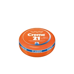 Creme 21 All Day Cream 150ml, Intensive Moisturizing Cream with Vitamin E, Protects and Rejuvenates Skin, Keeps It Fresh, Balanced, and Hydrated All Day