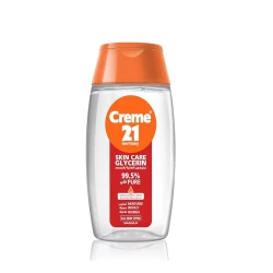 Creme 21 Skin Care Glycerin 200ml, Deep Moisturizing Glycerin for Dry & Sensitive Skin, Helps Soften, Protect & Restore Skin Smoothness