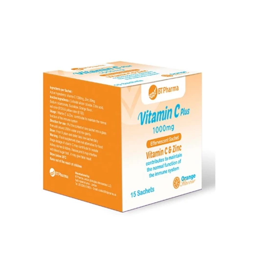 BT Pharma Vitamin C & Zinc, 15 sachets BT Pharma Vitamin C & Zinc, 15 sachets