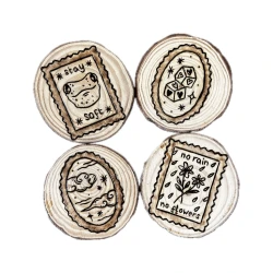Star Zone dreamy wood coasters collection
