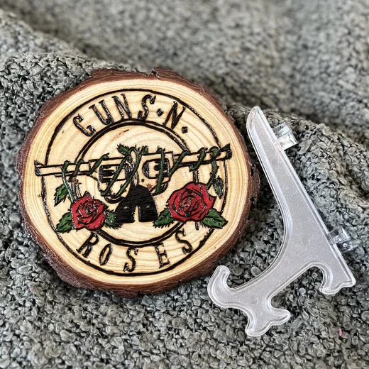 ديكور منزلي خشبي داخلي من ستار زون - تصميم Guns N 'Roses، لوحة فنية جدارية خشبية فاخرة لغرفة المعيشة وغرفة النوم والمكتب ومحبي الموسيقى - ستار زون - Image 5