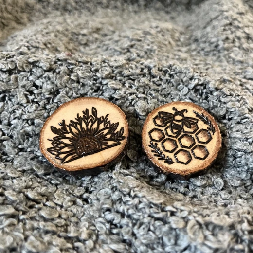 Wooden fridge magnets from Star Zone - Bee collection - star zone - Image 2