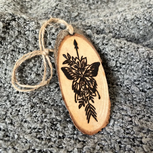 Wooden bags accessory from Star Zone - The butterfly - star zone - Image 2