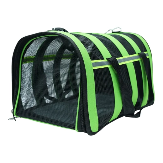 Green Mesh Pet Carrier Bag - Best buddies - Image 2