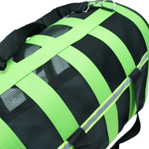Green Mesh Pet Carrier Bag - Best buddies - Image 4