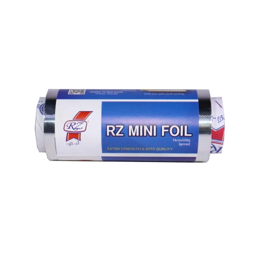 RZ Aluminum Foil Rolls 14 cm* 500 g  - 1 Roll - RZ Products - Image 2