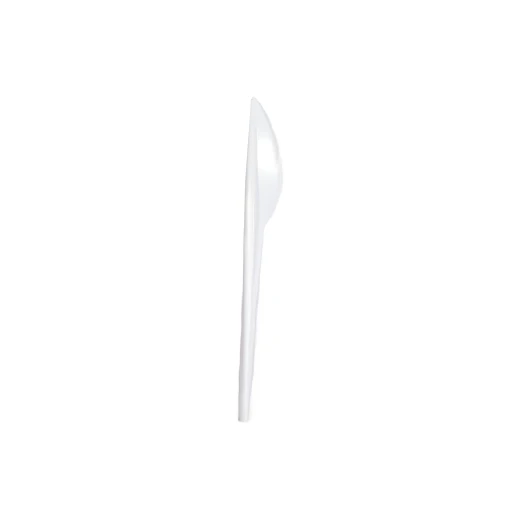 RZ  White Plastic Knives - 50 Pieces - RZ Products - Image 2