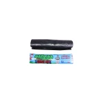Plastic Garbage Bag - Black - Large - with Tie (70*90  cm ) - 10 Pieces - RZ Products