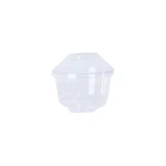 Crystal Round Dessert Cup With Lid - 50 Pieces - RZ Products