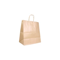 Paper Bags with Handle Brown Large (30*28*14.5  cm) -1 Piece