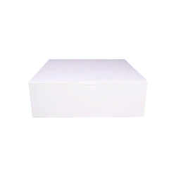 Paper Container Cake Box white - 35 5*35 5*10  cm - 5 PCS