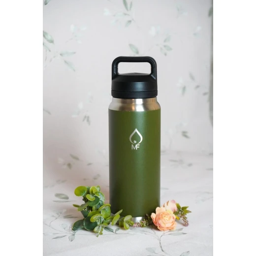 MF 800ml Stainless Steel Water Bottle, Double Wall Vacuum Insulated, Spill-Proof, Reusable, Keeps Drinks Hot or Cold for 24 Hours, BPA-Free Flask MF 800ml Stainless Steel Water Bottle, Double Wall Vacuum Insulated, Spill-Proof, Reusable, Keeps Drinks Hot or Cold for 24 Hours, BPA-Free Flask