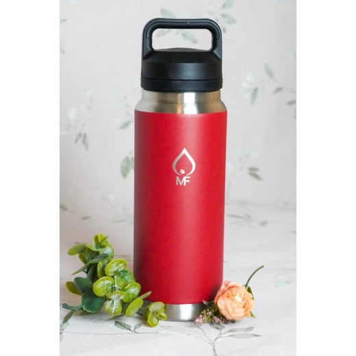 MF 800ml Stainless Steel Water Bottle, Double Wall Vacuum Insulated, Spill-Proof, Reusable, Keeps Drinks Hot or Cold for 24 Hours, BPA-Free Flask MF 800ml Stainless Steel Water Bottle, Double Wall Vacuum Insulated, Spill-Proof, Reusable, Keeps Drinks Hot or Cold for 24 Hours, BPA-Free Flask