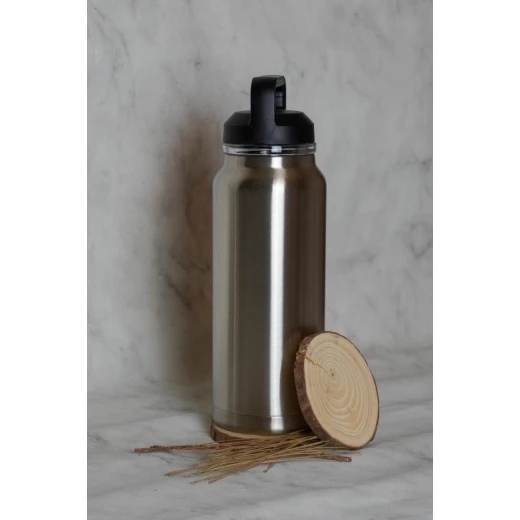 MF 1100ml Stainless Steel Water Bottle, Double Wall Vacuum Insulated, Leak-Proof, Reusable, Keeps Drinks Hot or Cold for 24 Hours, BPA-Free Flask MF 1100ml Stainless Steel Water Bottle, Double Wall Vacuum Insulated, Leak-Proof, Reusable, Keeps Drinks Hot or Cold for 24 Hours, BPA-Free Flask