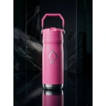 MF UltraTherm Pro Double-Wall Vacuum Insulated Stainless Steel Water Bottle 650ml – 12+ Hour Hot & Cold Thermal Flask with Built-in Straw Lid, Carry Handle, Leak-Resistant Hygienic School & Travel Bottle - MF