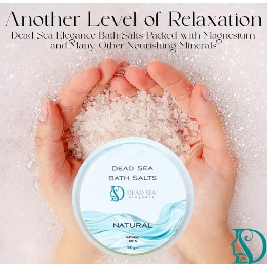 Dead Sea Bath Salts 100% Natural -Yellow- - Deadsea elegance - Image 2