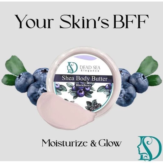 Shea Body Butter Blueberry - Deadsea elegance - Image 5