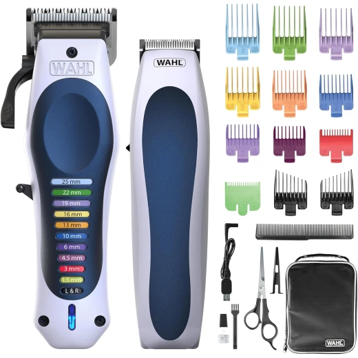 WAHL Color Pro Lithium Combi Kit, Complete Cutting Kit, Adjustable Lever for Length Control WAHL Color Pro Lithium Combi Kit, Complete Cutting Kit, Adjustable Lever for Length Control
