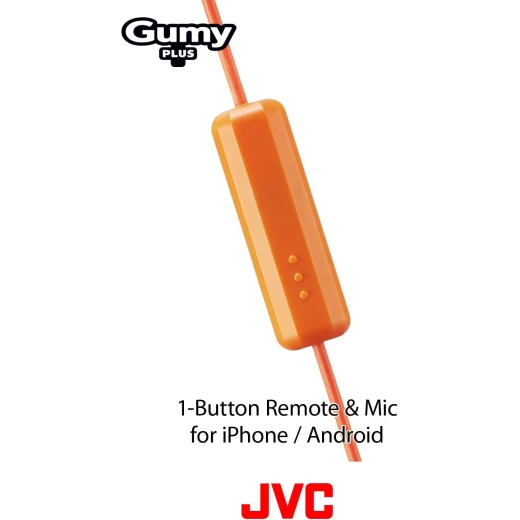 WHITE GUMY In ear earbuds with stay fit ear tips and MIC - Jvc - Image 6