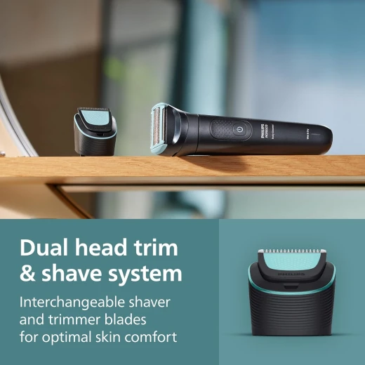 Philips Body Groomer 5000 Series, Intimate Hair Trimmer & Shaver for Men with Dual 100% Showerproof Full Body - Philips - Image 4