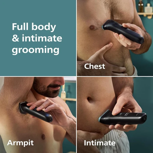 Philips Body Groomer 5000 Series, Intimate Hair Trimmer & Shaver for Men with Dual 100% Showerproof Full Body - Philips - Image 5