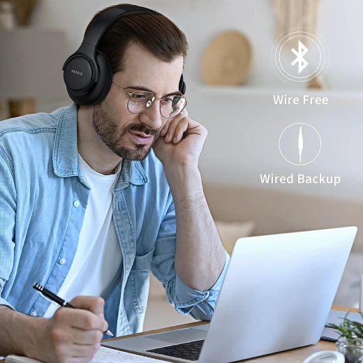 KVIDIO Bluetooth Headphones Over Ear - Pagetechno - Image 4