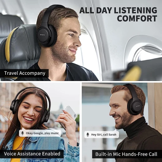 KVIDIO Bluetooth Headphones Over Ear - Pagetechno - Image 7