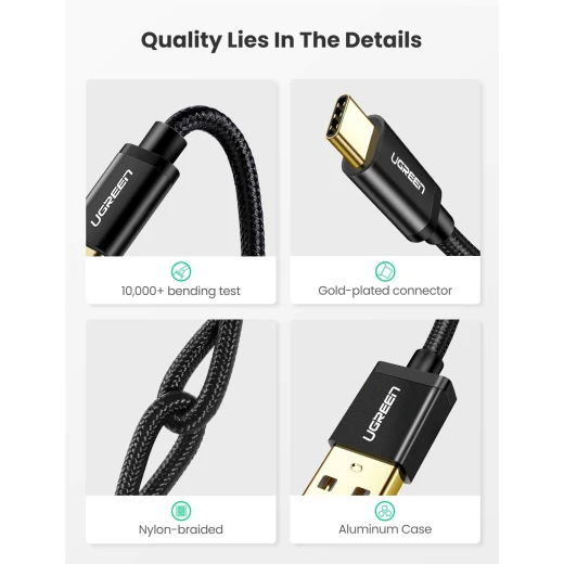 Ugreen USB Type C Cable, Fast Charging - Ugreen - Image 2
