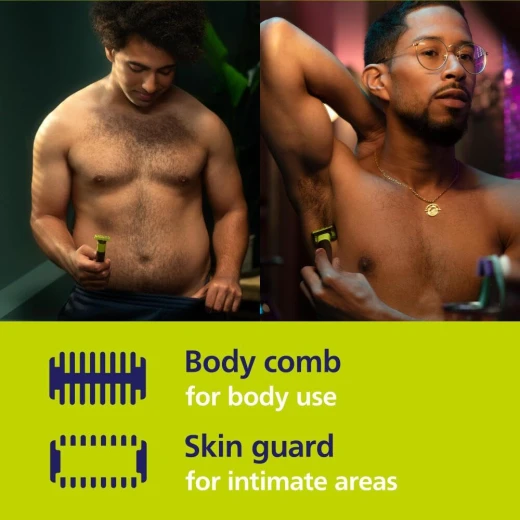 Philips OneBlade 360 with Connectivity Hybrid Face + Body, Electric Beard Trimmer - Philips - Image 7