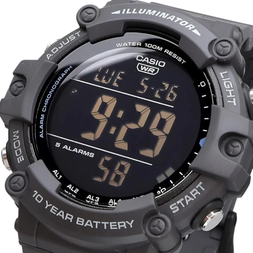 Casio Illuminator AE1500WH Series | 10-Year Battery | LED Backlight | 5-Alarms - Casio - Image 4