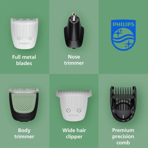 Philips Multigroom 9000 Series All-in-One Trimmer 23 Accessories + OneBlade Razor for Men - Philips - Image 7