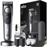 Braun Series 9 Beard Trimmer 4 Combs 3 Attachments Beard Template Charging Stand Pouch Carrying Case Cleaning Brush - Braun