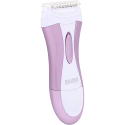 Bauer Professional Lady Shaver, Wet & Dry Cordless Electric Shaver, Stainless Steel Blades for a Silky Smooth Finish, Battery Operated
