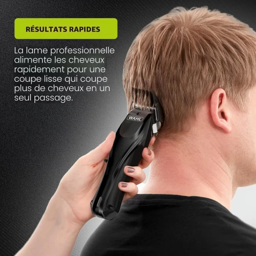WAHL Rapid Clip Hair Clippers for Men USB Rechargeable Ear Nose Hair Trimmer - Wahl - Image 2
