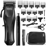 WAHL Rapid Clip Hair Clippers for Men USB Rechargeable Ear Nose Hair Trimmer - Wahl