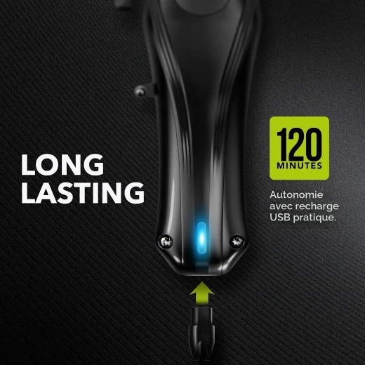 WAHL Rapid Clip Hair Clippers for Men USB Rechargeable Ear Nose Hair Trimmer - Wahl - Image 5