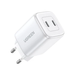 Ugreen high-speed charger GaN 2xUSB-C 45W White