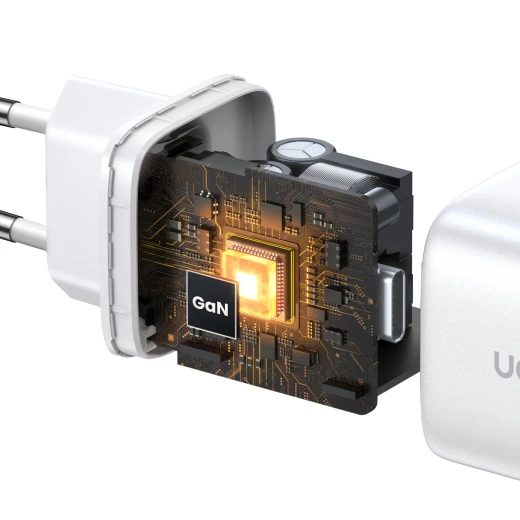 Ugreen high-speed charger GaN 2xUSB-C 45W White - Ugreen - Image 5