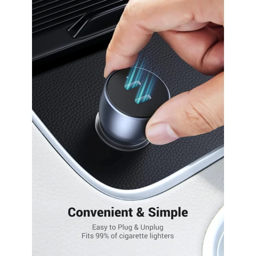 UGREEN 50W Dual USB C Car Charger - Ugreen - Image 4