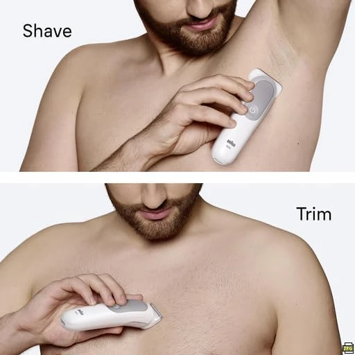 Braun Body Groomer for Men, Body Hair Trimmer +7 Tools, SkinGuard, Waterproof, 100 Min Runtime - Braun - Image 7