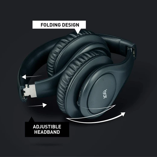 iJoy ISO Bluetooth 5.0 Wireless Over Ear Foldable Stereo Headphones - Pagetechno - Image 8