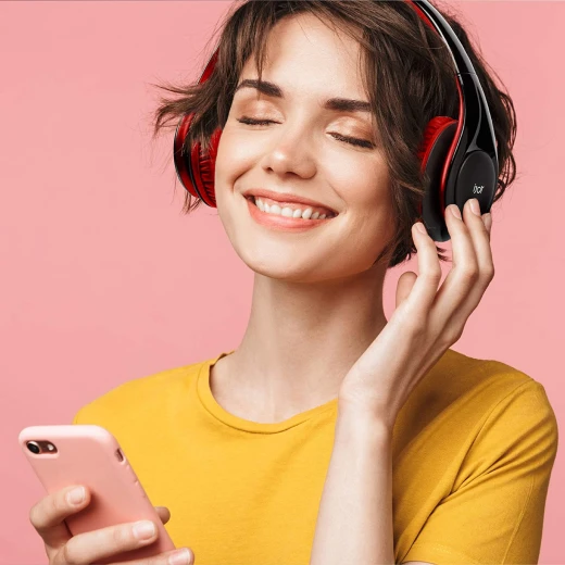 iJoy ISO Bluetooth 5.0 Wireless Over Ear Foldable Stereo Headphones - Pagetechno - Image 4