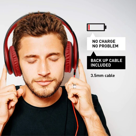 iJoy ISO Bluetooth 5.0 Wireless Over Ear Foldable Stereo Headphones - Pagetechno - Image 2