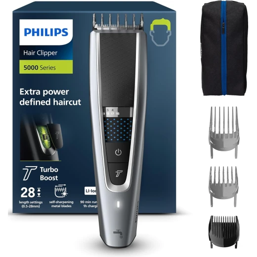 Philips Hair Clipper Series 5000, Washable Hair Clipper