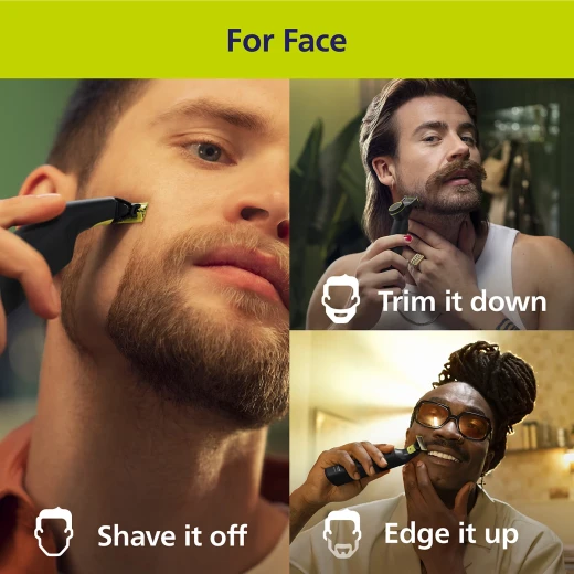 PHILIPS OneBlade Pro 360 Face & Body Electric Shaver, Trimmer & Body Groomer QP6552 - Philips - Image 3